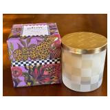 DR - Mackenzie-Childs Glow Paradise Candle Lime Zest and Bergamot 8oz with Box
