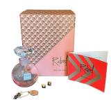 DR - Waterford Rebel Pink Crystal Perfume Bottle Set with Box