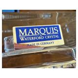 DR - Marquis by Waterford Crystal Arabesque Lead Crystal Clock with Box