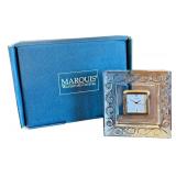 DR - Marquis by Waterford Crystal Arabesque Lead Crystal Clock with Box