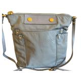 DR - Marc by Marc Jacobs Gray Crossbody Bag with Adjustable Strap