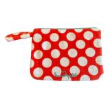 DR - Henri Bendel Wet Bikini Pouch Red Polka Dot Terry
