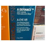 DR - Lot of Serious Skincare and Isomers Skincare Products with Cosmetic Bag