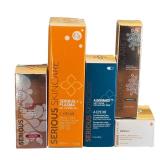 DR - Lot of Serious Skincare and Isomers Skincare Products with Cosmetic Bag