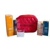 DR - Lot of Serious Skincare and Isomers Skincare Products with Cosmetic Bag