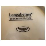 DR - Set of 10 Longaberger Santa Face Plates