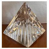 Waterford Crystal Pyramid Desk Clock, Made in Ireland