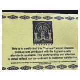 K - Set of 9 Thomas Pacconi Classics Leaf Pattern Glass Candle Holders - Assorted Sizes