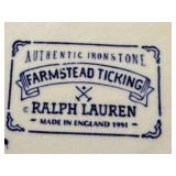 K - Ralph Lauren Farmstead Ticking Ironstone Pitcher