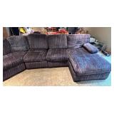 LL - Stanford Furniture Upholstered Sectional Sofa with Chaise