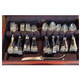 DR - Yamazaki Flatware Service for 14 in Wooden Chest - 73 Pieces