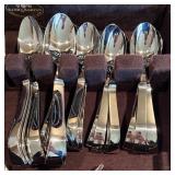 DR - Yamazaki Flatware Service for 14 in Wooden Chest - 73 Pieces