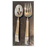 K - Set of 7 Yamazaki Stainless Steel Serving Pieces