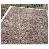 LR - Large Multicolor Leather Shag Area Rug