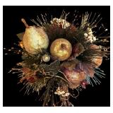 LL - Pair of 24-Inch Festive Topiary Arrangements with Shimmering Accents