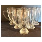 LL - Set of 6 Fidenza Glass Beer Mugs