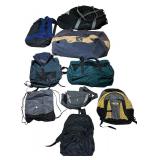 LL - Collection of 9 Assorted Backpacks and Duffel Bags