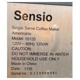 LL - CBTL Sensio Americano Single Serve Coffee Maker Model 10135 with Frother