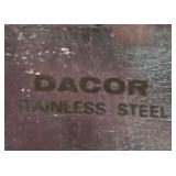 LL - Dacor 12-Inch Stainless Steel Dive Knife with Red Grip and Sheath