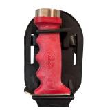 LL - Dacor 12-Inch Stainless Steel Dive Knife with Red Grip and Sheath