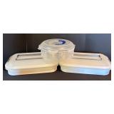LL - Set of 3 Food Storage Containers by Iris Schwartz and Lock & Lock