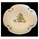 LL - Tienshan Christmas Holiday Platter and Covered Dish Set