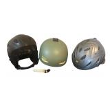 LL - Set of 3 Giro and Red Helmets Protective Gear Assortment