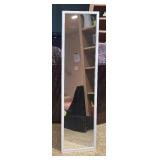 LL - White Framed Mirror