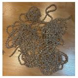 LL - Holiday Decor Set with Beaded Tassels, Placements, Bead Strands, and Script Word Signs