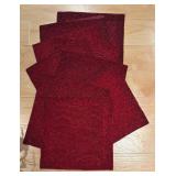 LL - Holiday Decor Set with Beaded Tassels, Placements, Bead Strands, and Script Word Signs