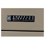 LL - Anderson Hickey 4-Drawer Metal File Cabinet on Casters