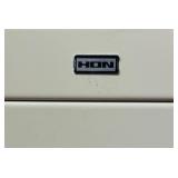 LL - Hon 4-Drawer Vertical Metal File Cabinet on Casters