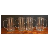 LL - Assorted Stemware and Glass Mugs Including Waterford and Silver Oak
