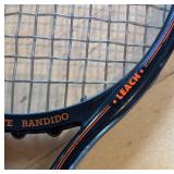 LR - Set of 4 Racquetball Rackets by Head, Magnum, Omega, and Leach with HEAD Case