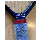 LR - Set of 4 Racquetball Rackets by Head, Magnum, Omega, and Leach with HEAD Case