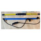 LR - Exercise Equipment Lot with Resistance Bands, Rollers, Flex Belt and More