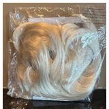 LR - Set of 3 Blonde Hair Extensions and Hair Wrap Accessories