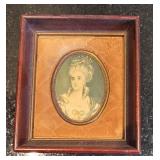 LR - Pair of Vintage Framed Portrait Prints