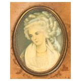 LR - Pair of Vintage Framed Portrait Prints