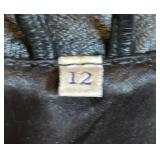 LR - Debenhams Nuage Black Leather Jacket Size 12