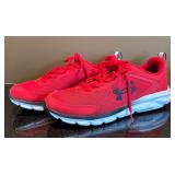 LR - Under Armour Charged Assert Red Shoes Size 9