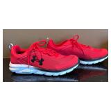 LR - Under Armour Charged Assert Red Shoes Size 9