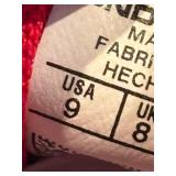 LR - Under Armour Charged Assert Red Shoes Size 9