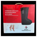LR - Medic Therapeutics Cordless Leg and Foot Massager Boot with Heat