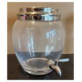 LR - Set of 2 Glass Beverage Dispensers with Spouts