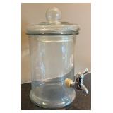 LR - Set of 2 Glass Beverage Dispensers with Spouts