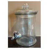 LR - Set of 2 Glass Beverage Dispensers with Spouts