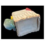 LR - Abstract Handcrafted Pottery Box with Colorful Sculpted Accents