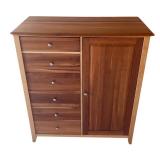 U - Vermont Precision Woodwork Solid Maple and Cherry Armoire Dresser