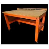 G - Industrial Workbench with Power Strip and Casters